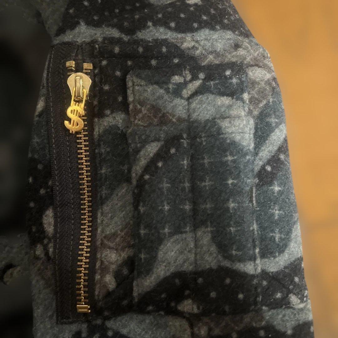 ☆SWAGGER☆ 希少/ファーブルゾン/カモフラ/迷彩/総柄/M