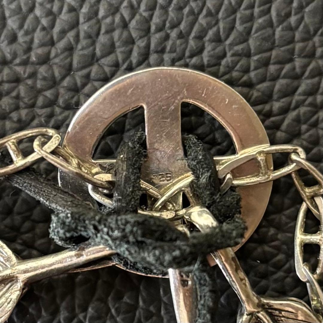 MEXICO シルバー925 3連フェザーネックレス　ヴィンテージ