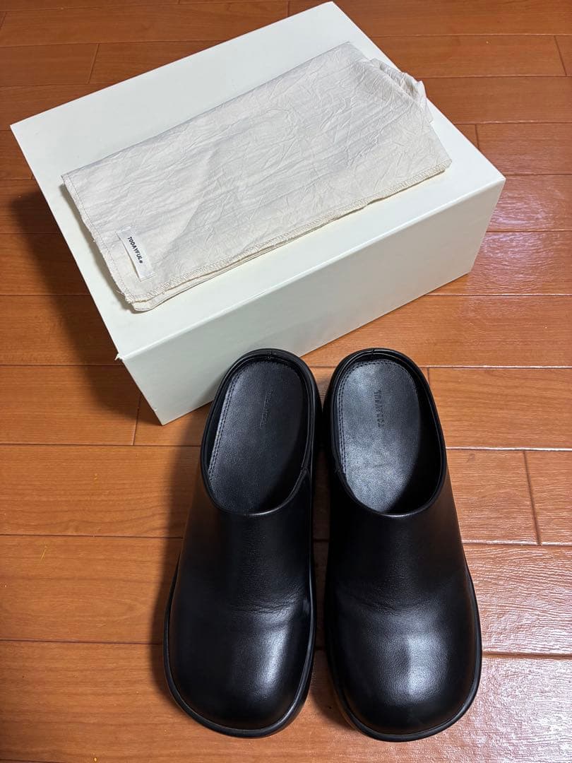 todayful Volume Sole Sabot ブラック 37