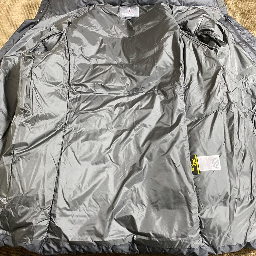 mont-bell フードが取り外せるダウンパーカ　トラベルダウンパーカ　M