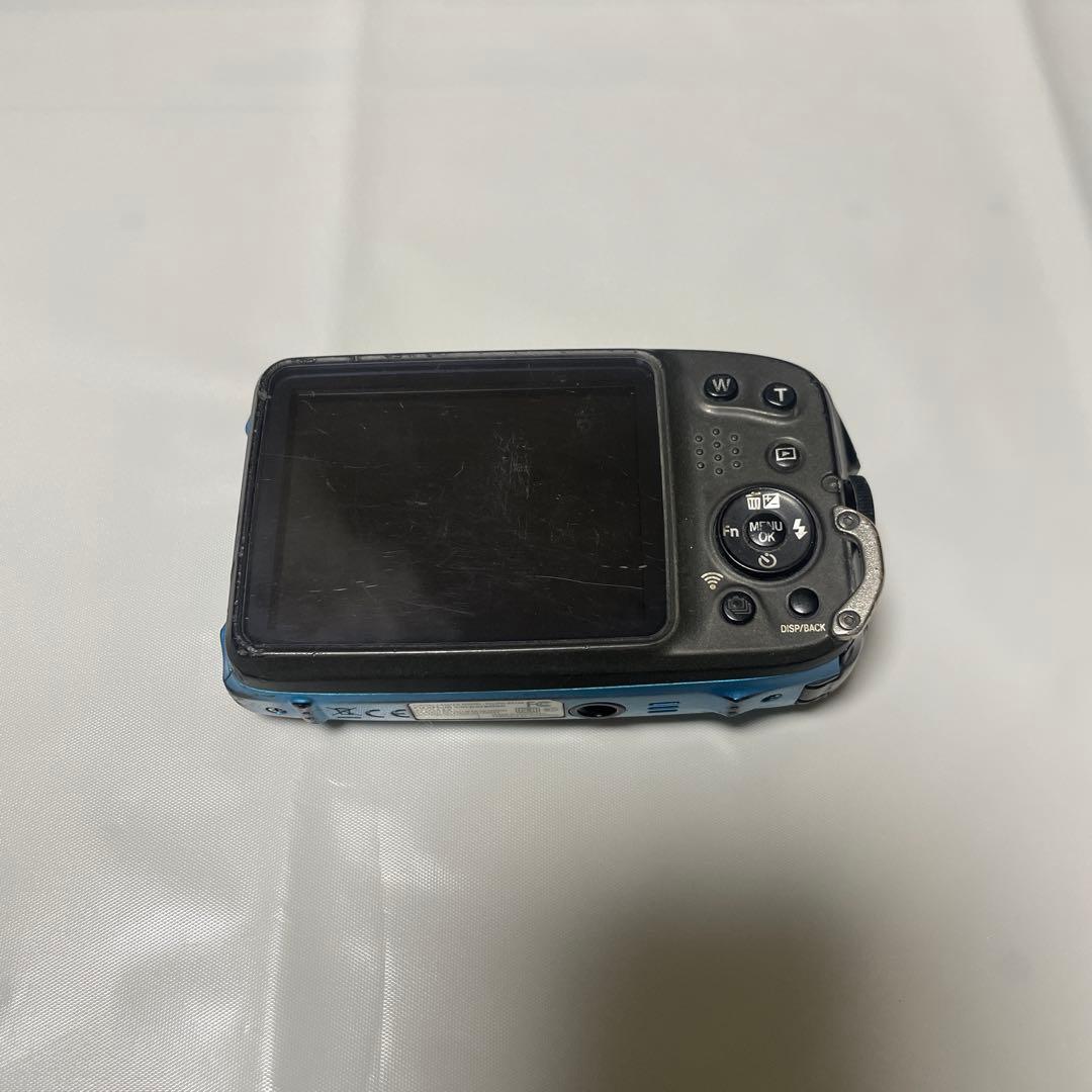 フジフィルム タフネスカメラ 防水カメラ XP140 デジカメ ブルー