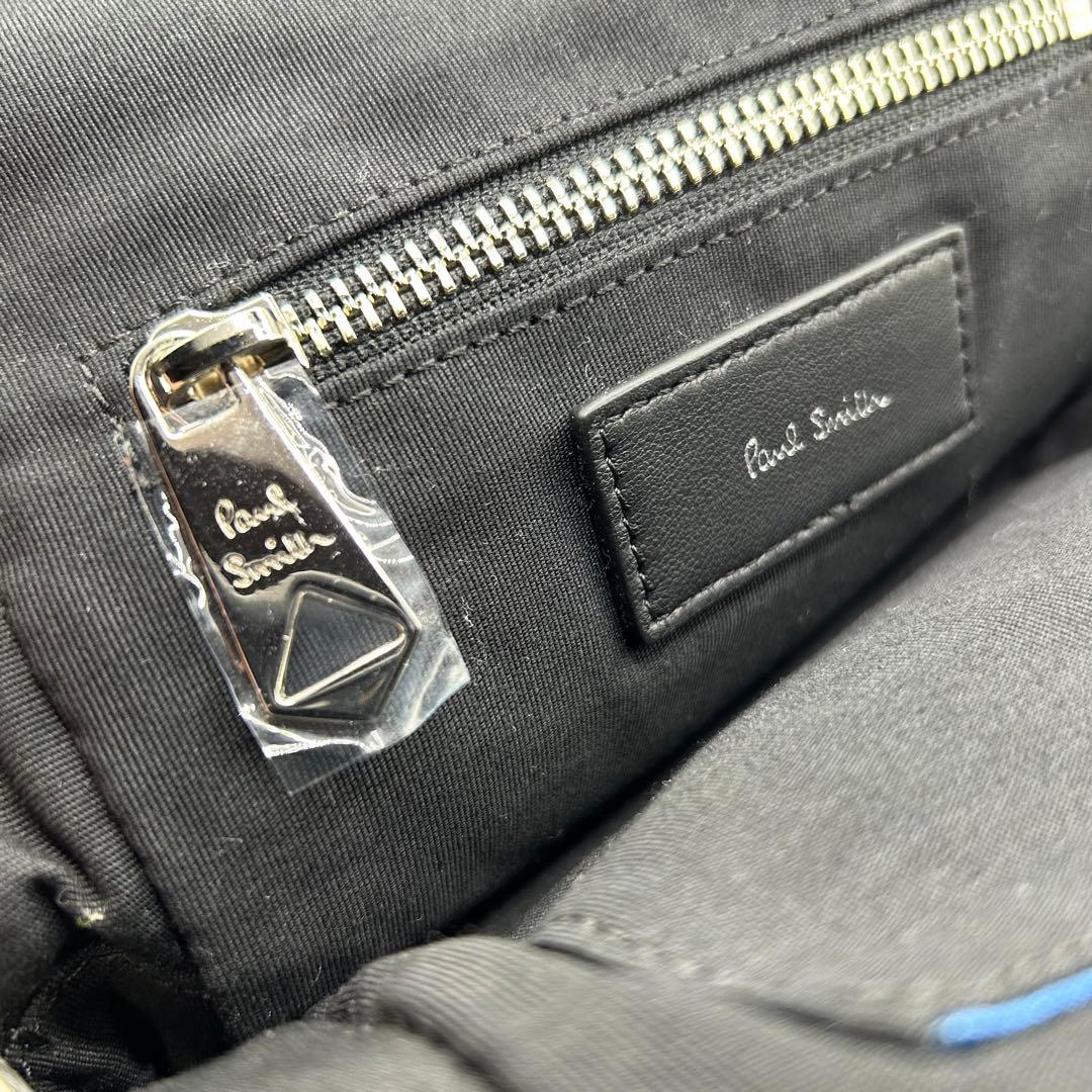 【未使用】ポールスミス PaulSmith ボディバッグ ネイビー/ブラック