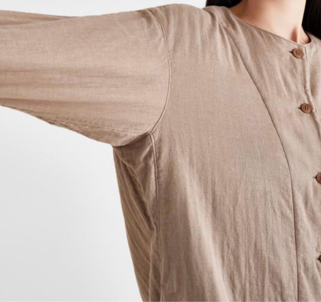 liflance リフランス 3重ガーゼパジャマ セージブルー レディースL