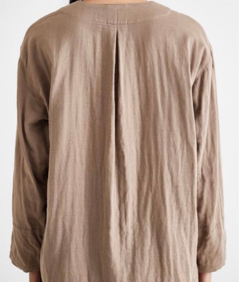 liflance リフランス 3重ガーゼパジャマ セージブルー レディースL