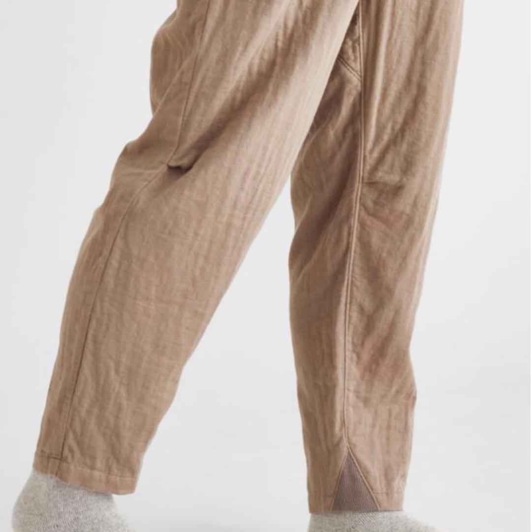 liflance リフランス 3重ガーゼパジャマ セージブルー レディースL