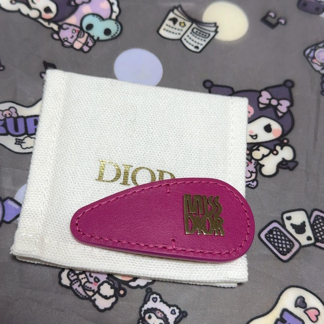 DIOR ヘアピン　正規品　ミスディオールidolヘアクリップ　カーフスキン