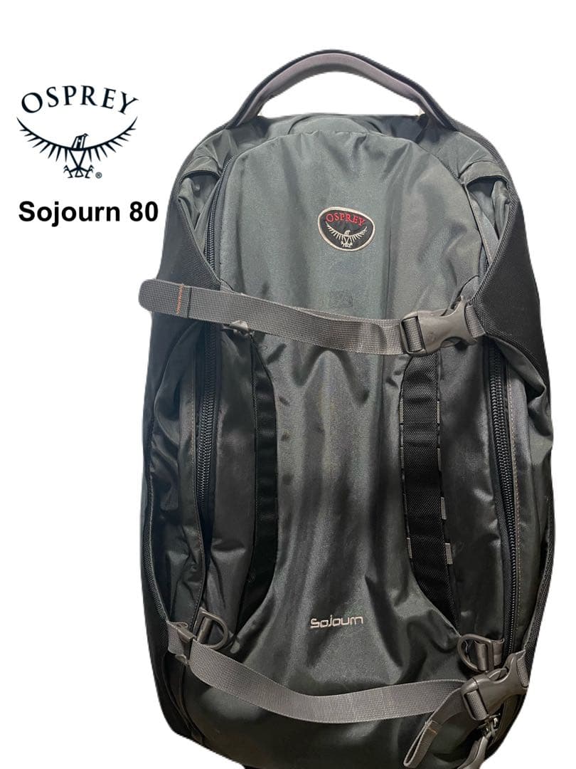 ★オスプレー★80L ★キャリーバッグ★バックパック★リュック★タイヤ付き★2輪