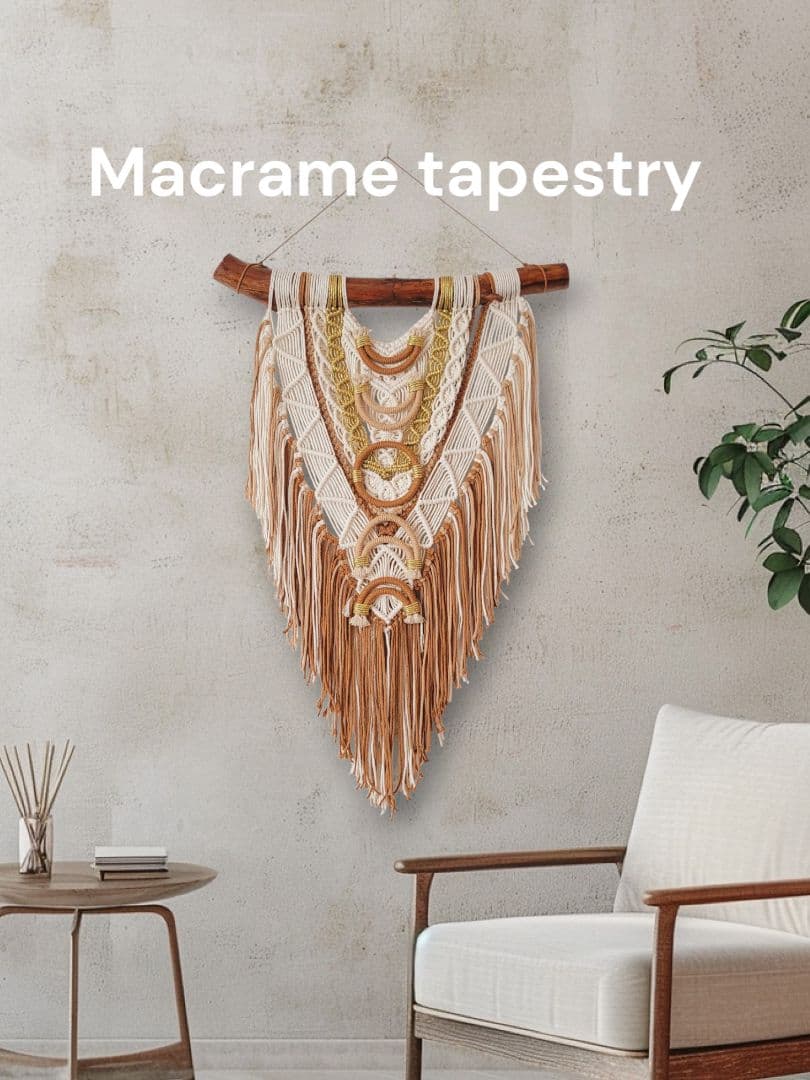オーダー注文にて☆マクラメタペストリー☆サンセットムーン