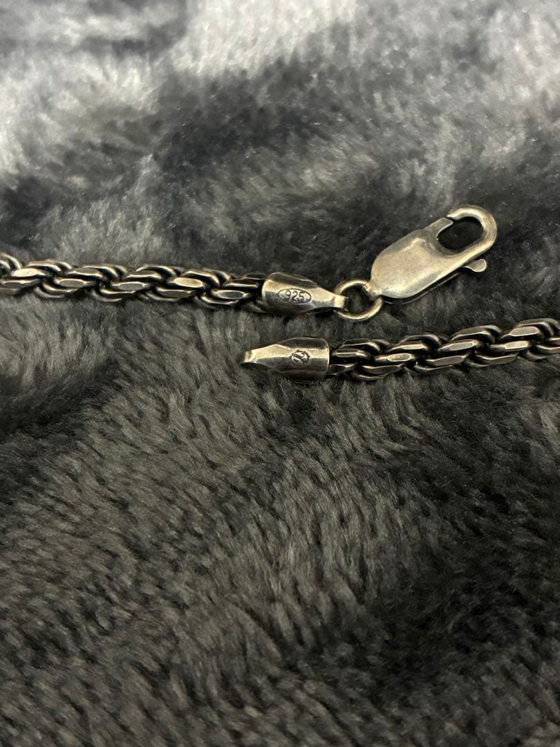 アバランチ　ロープネックレスいぶし加工