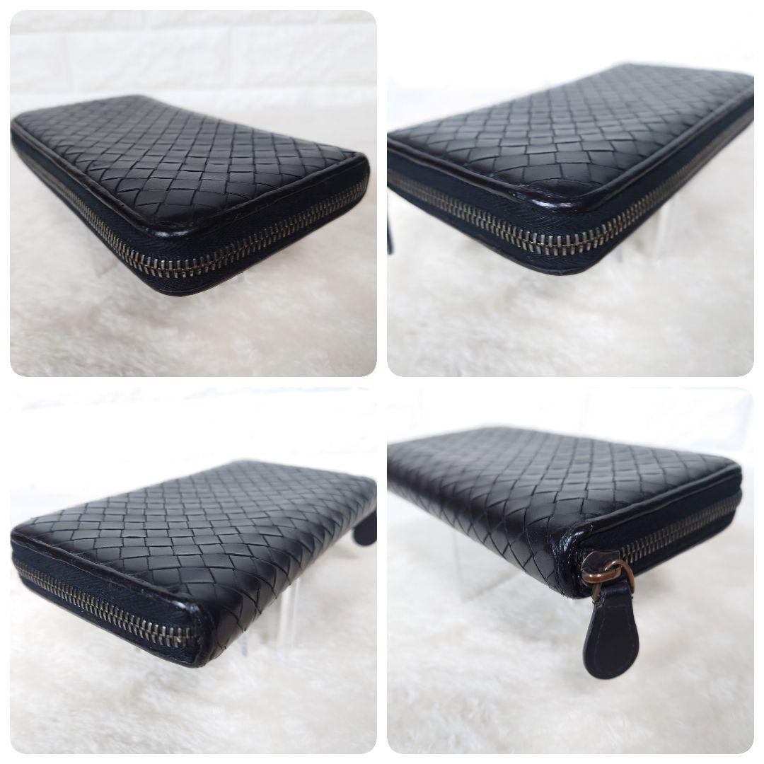 BOTTEGA VENETA イントレチャート 長財布 ラウンドファスナー