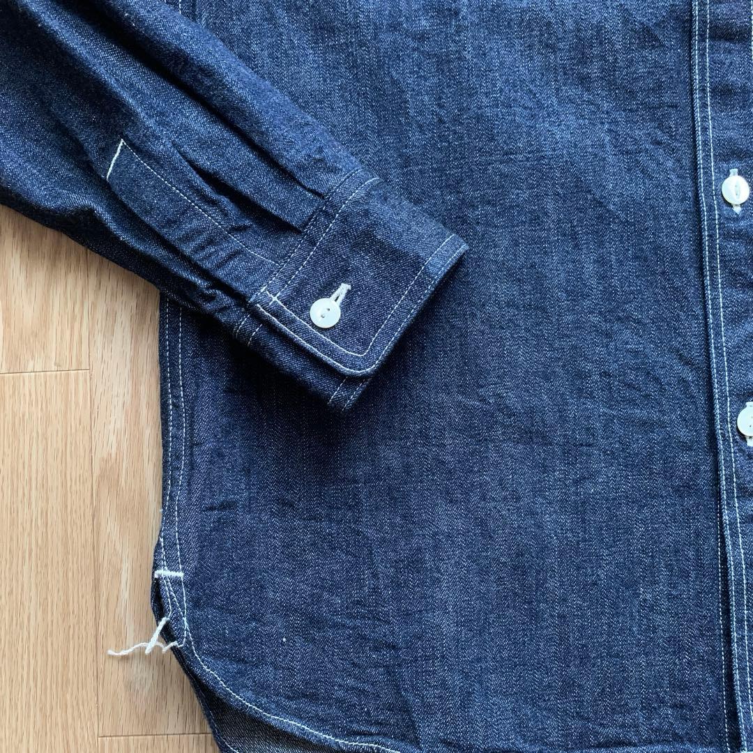 【新品】PHERROW'S フェローズ ショールカラーデニムシャツ L