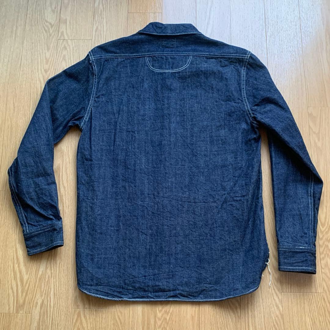 【新品】PHERROW'S フェローズ ショールカラーデニムシャツ L