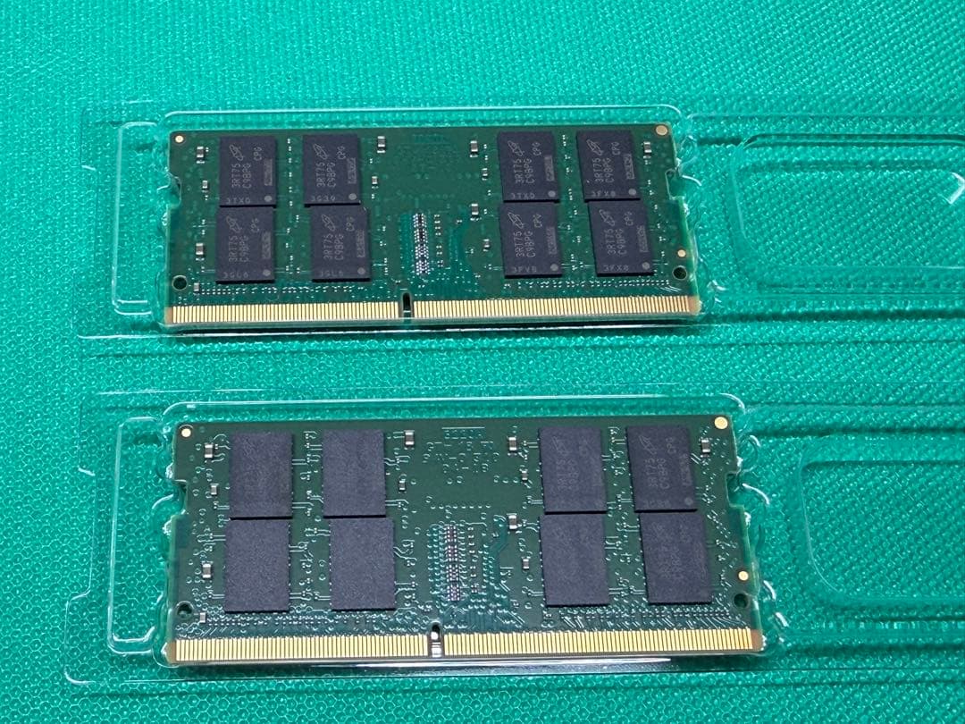 crucial DDR4 16GB×2 メモリ PC4-25600 ノート用