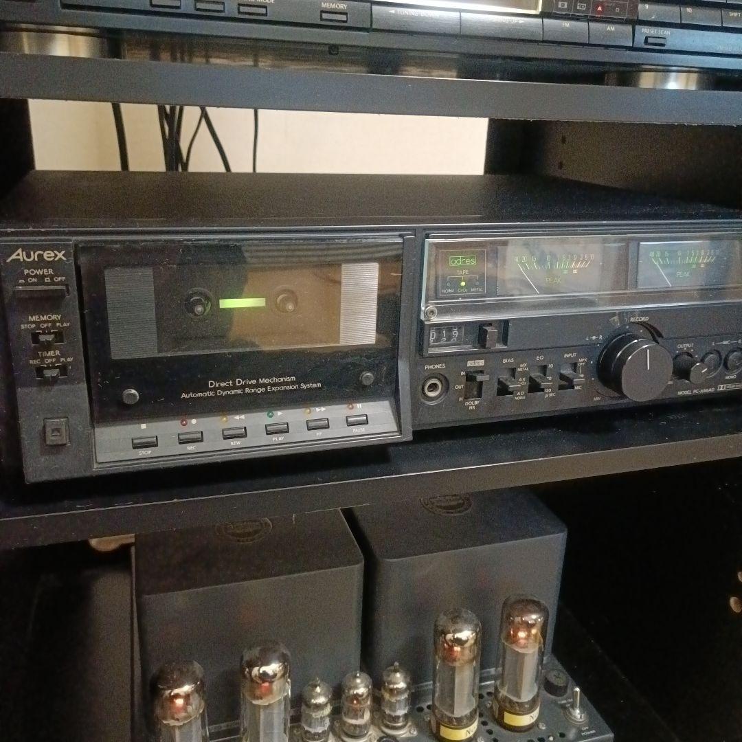 Aurex PC-X66AD ジャンク カセットデッキ