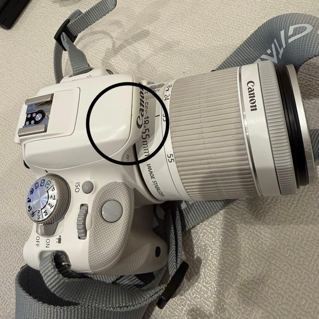 【一眼レフカメラ】CanonEOSKissX7ホワイト 40mm 18-55mm