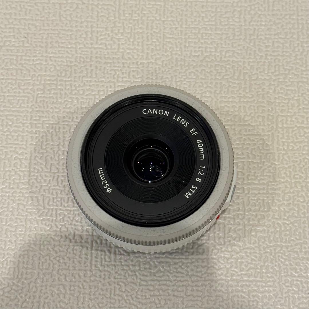 【一眼レフカメラ】CanonEOSKissX7ホワイト 40mm 18-55mm