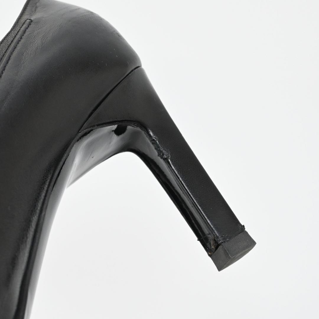 ■ 47935★年 CHANEL シャネル パンプス ココマーク レザー