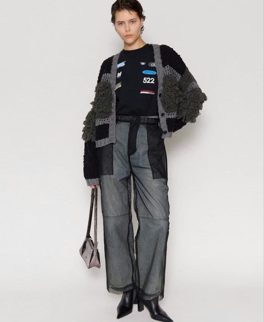 MAISON SPECIAL チュールレイヤーデニム