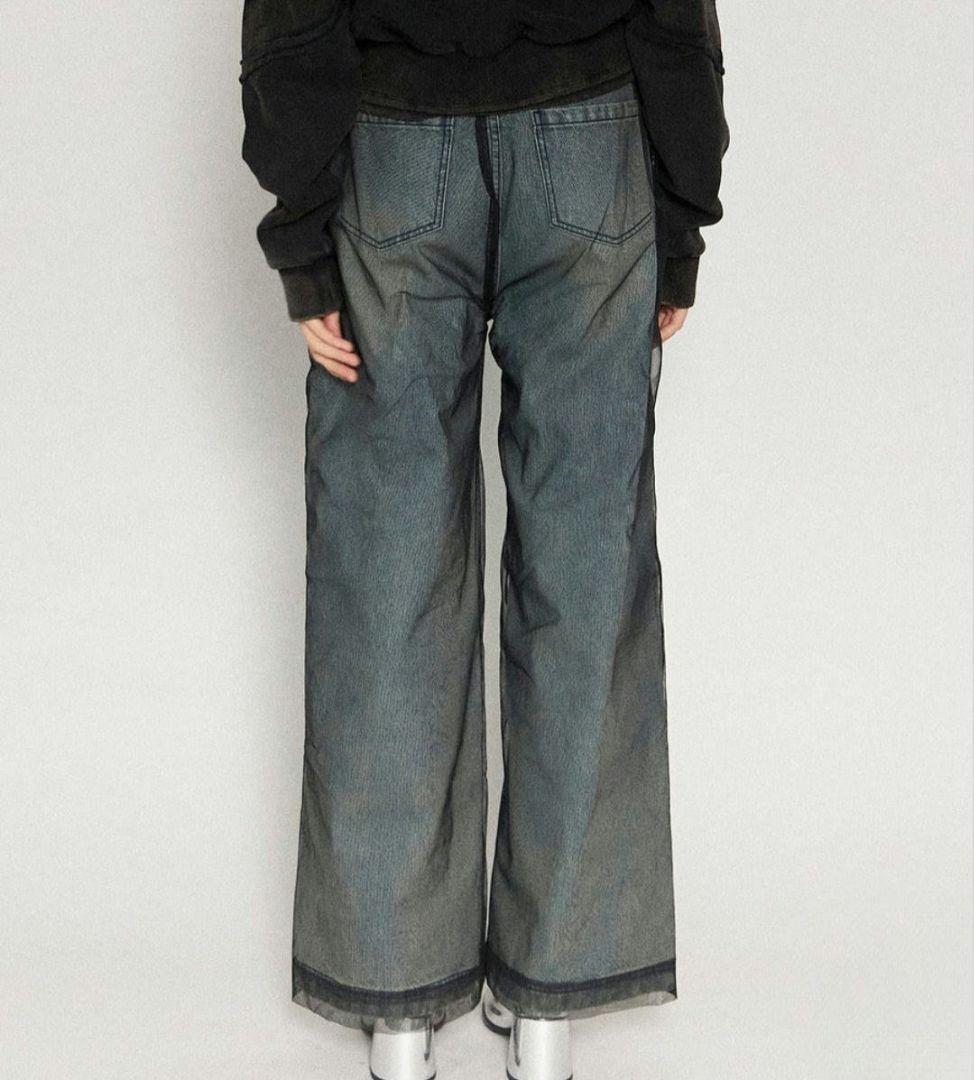 MAISON SPECIAL チュールレイヤーデニム