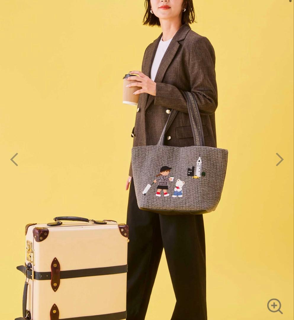 【新品】ファミリア×ピオヌンナル　バッグ voyage（ボヤージュ）　グレー