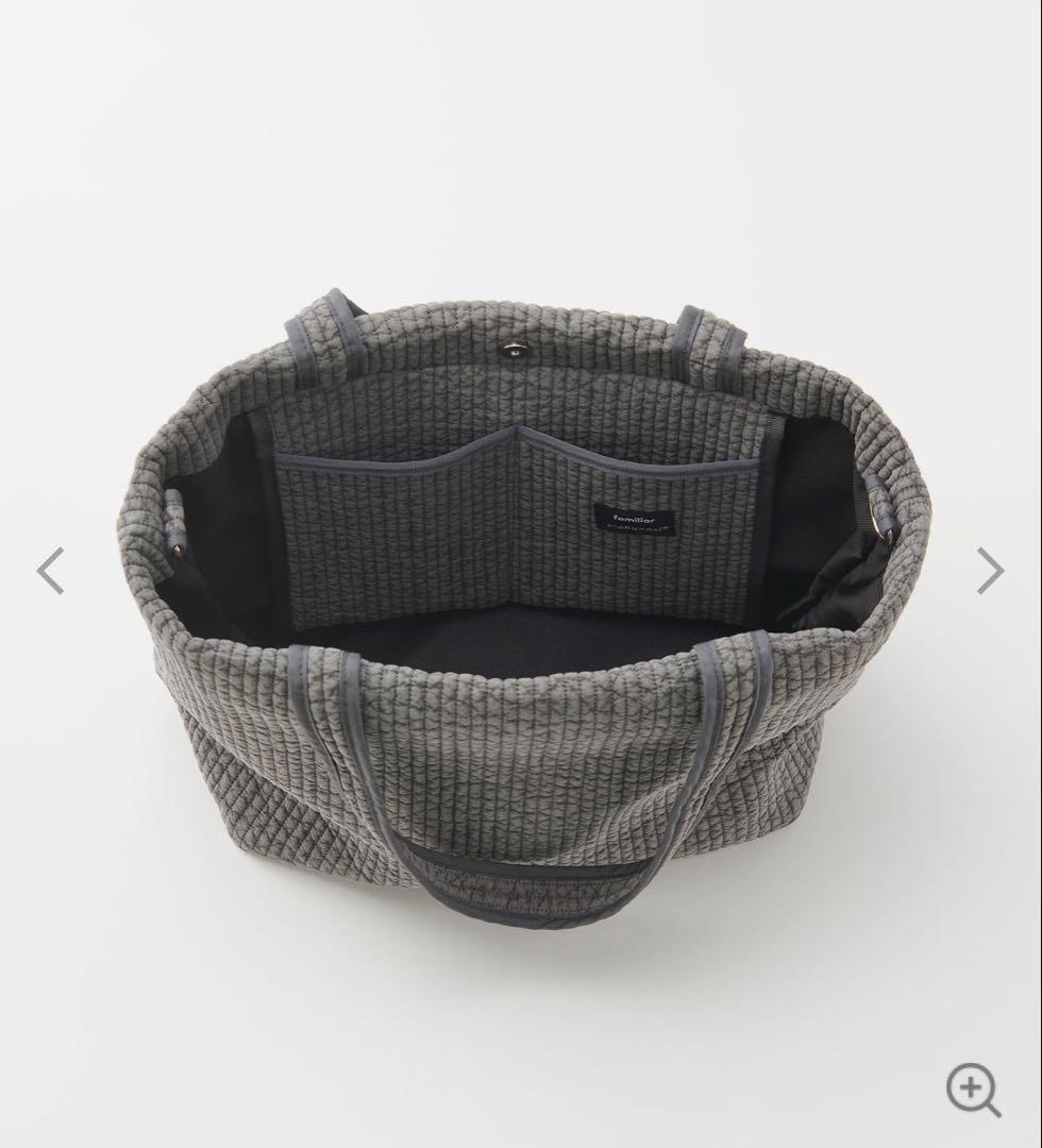 【新品】ファミリア×ピオヌンナル　バッグ voyage（ボヤージュ）　グレー