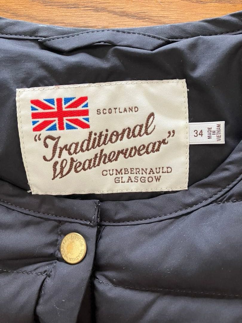 トラディショナルウェザーウェア ライトダウン　34