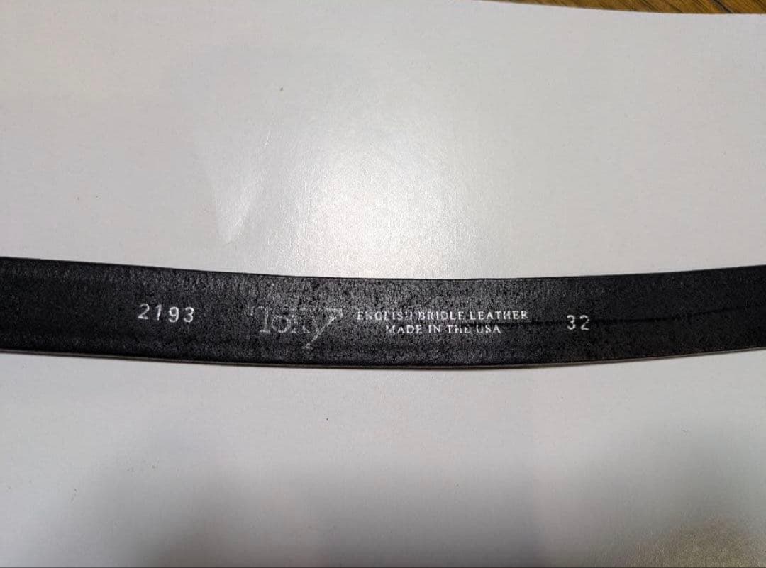 D*y様 TORY LEATHER BRIDLE LEATHER BELT