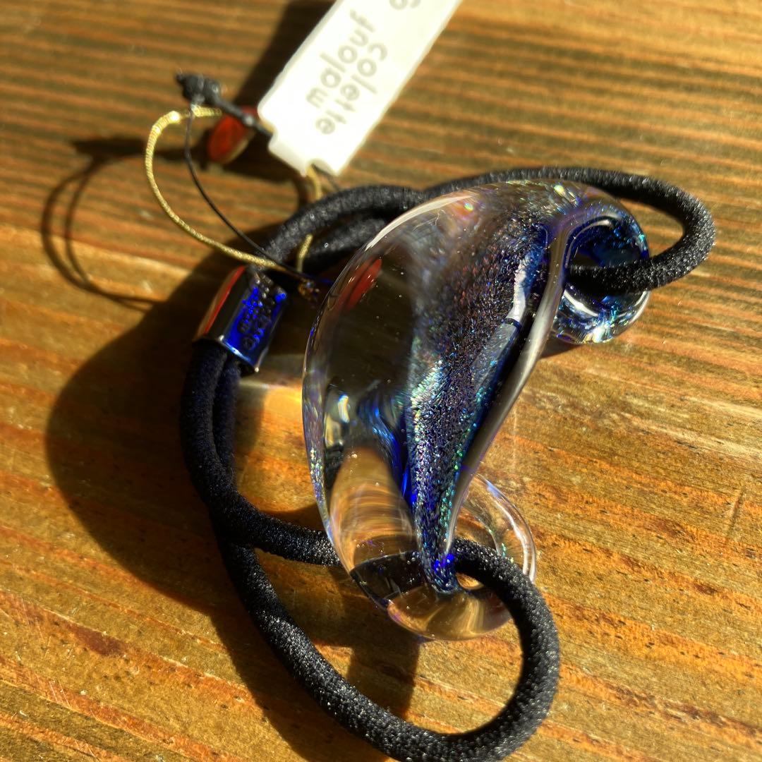 新品未使用コレットマルーフグラスポニーブルーガラスヘアバートウキョウacca