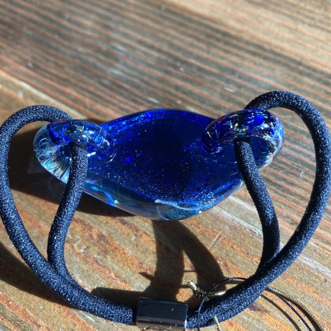 新品未使用コレットマルーフグラスポニーブルーガラスヘアバートウキョウacca