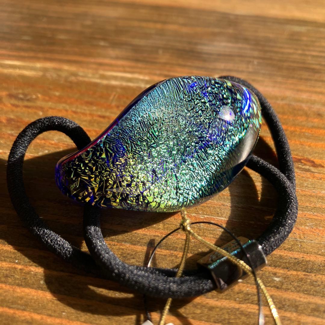 新品未使用コレットマルーフグラスポニーブルーガラスヘアバートウキョウacca