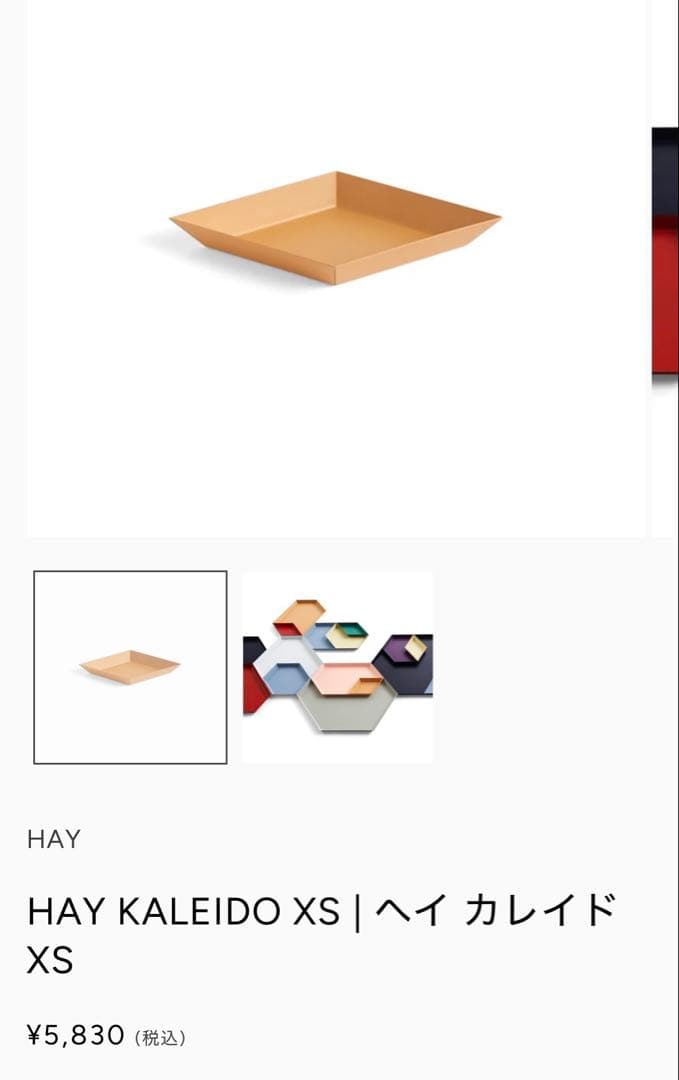 HAYカレイドトレイ_S,XS　3点SET