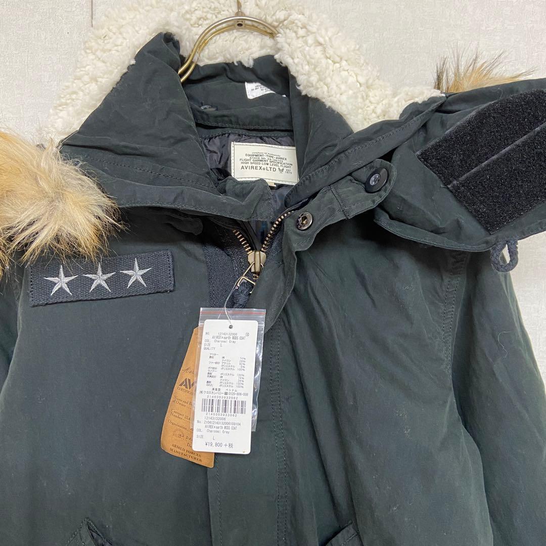 新品・未使用⭐️AVIREX アヴィレックスモッズコート　ブラック　L