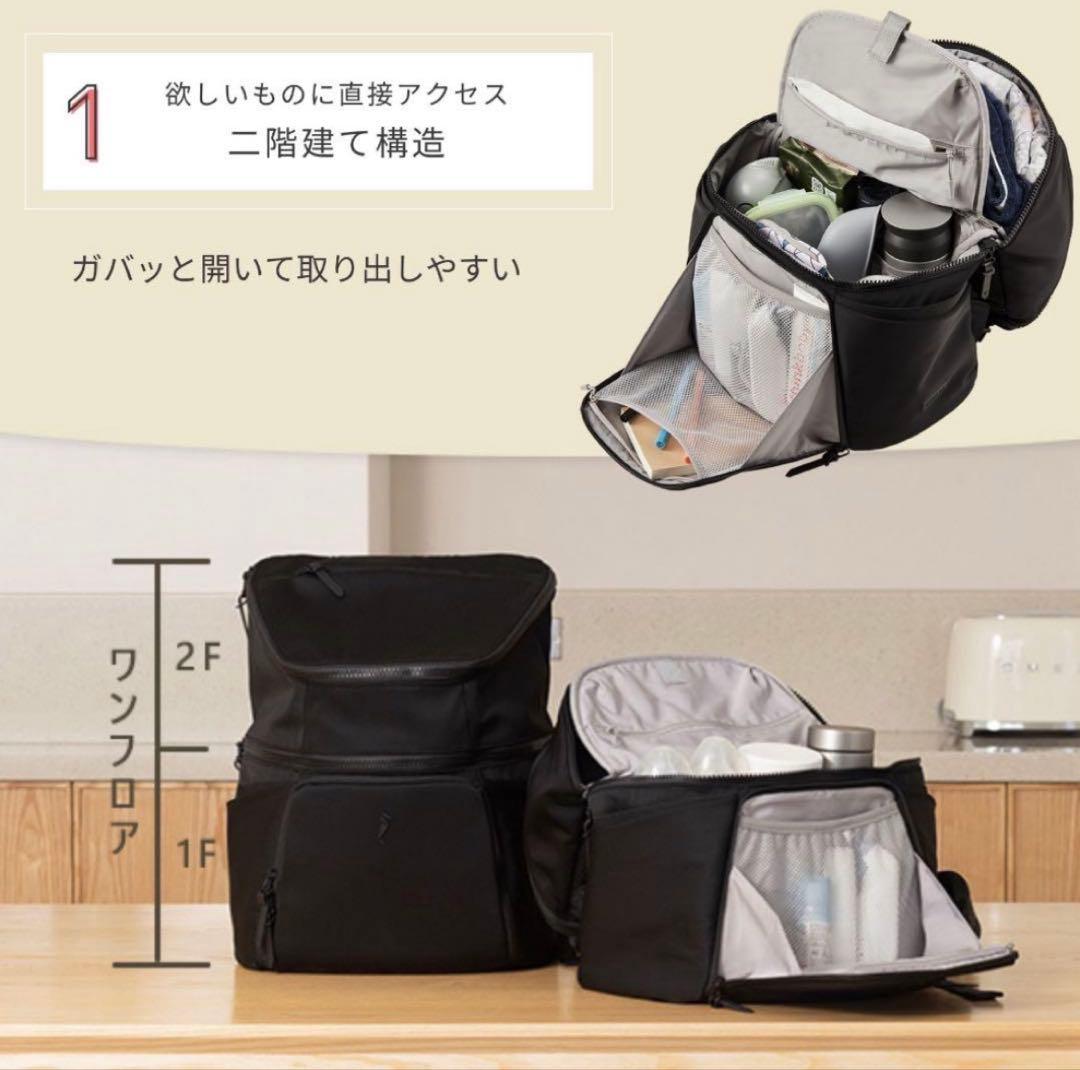 最終値下げDauson lab. マザーズリュックSPACEFOLD 付属品つき