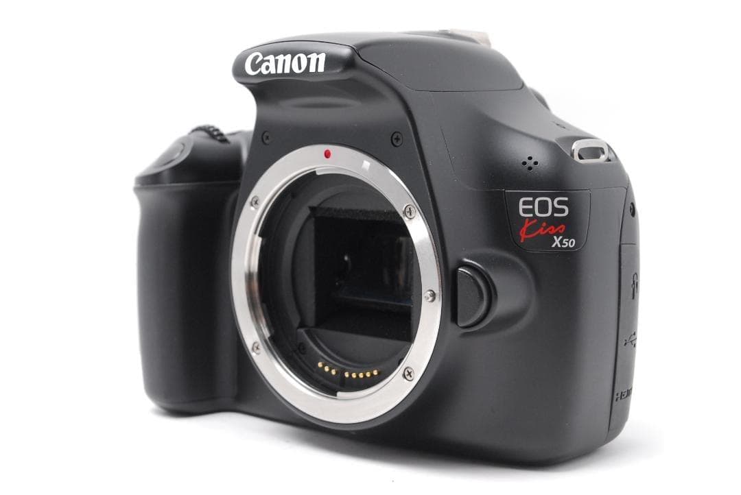 【新品級ショット数　美品】Canon Kiss X50　スマホ転送　動画撮影OK