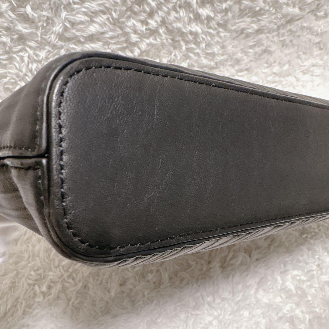 ポールスミス シャドーストライプ レザー 2WAY ブリーフケース ブラック