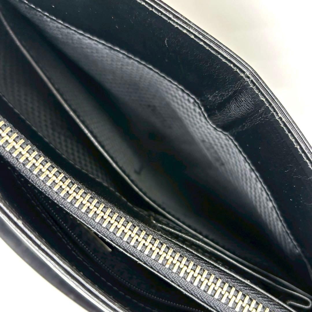 【美品】 WAKO ワコウ ハンドバッグ ブラック ハンドバッグ ロゴ