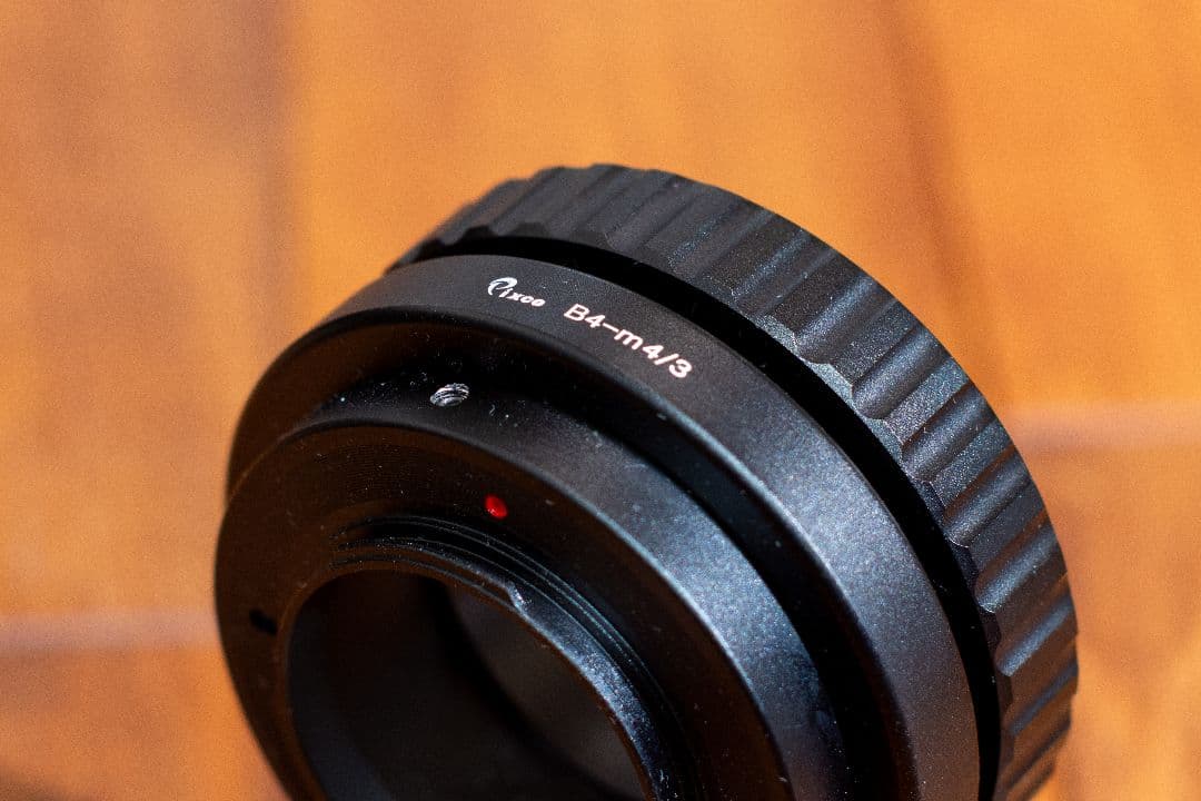 Canon B4レンズ J8x6B 6-48mm F1.7 + MFTアダプター