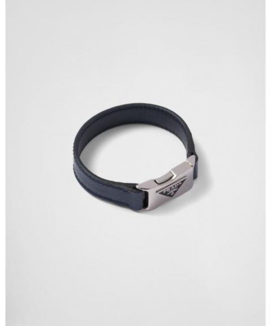 グリコさま PRADA サフィアーノ レザー ブレスレット