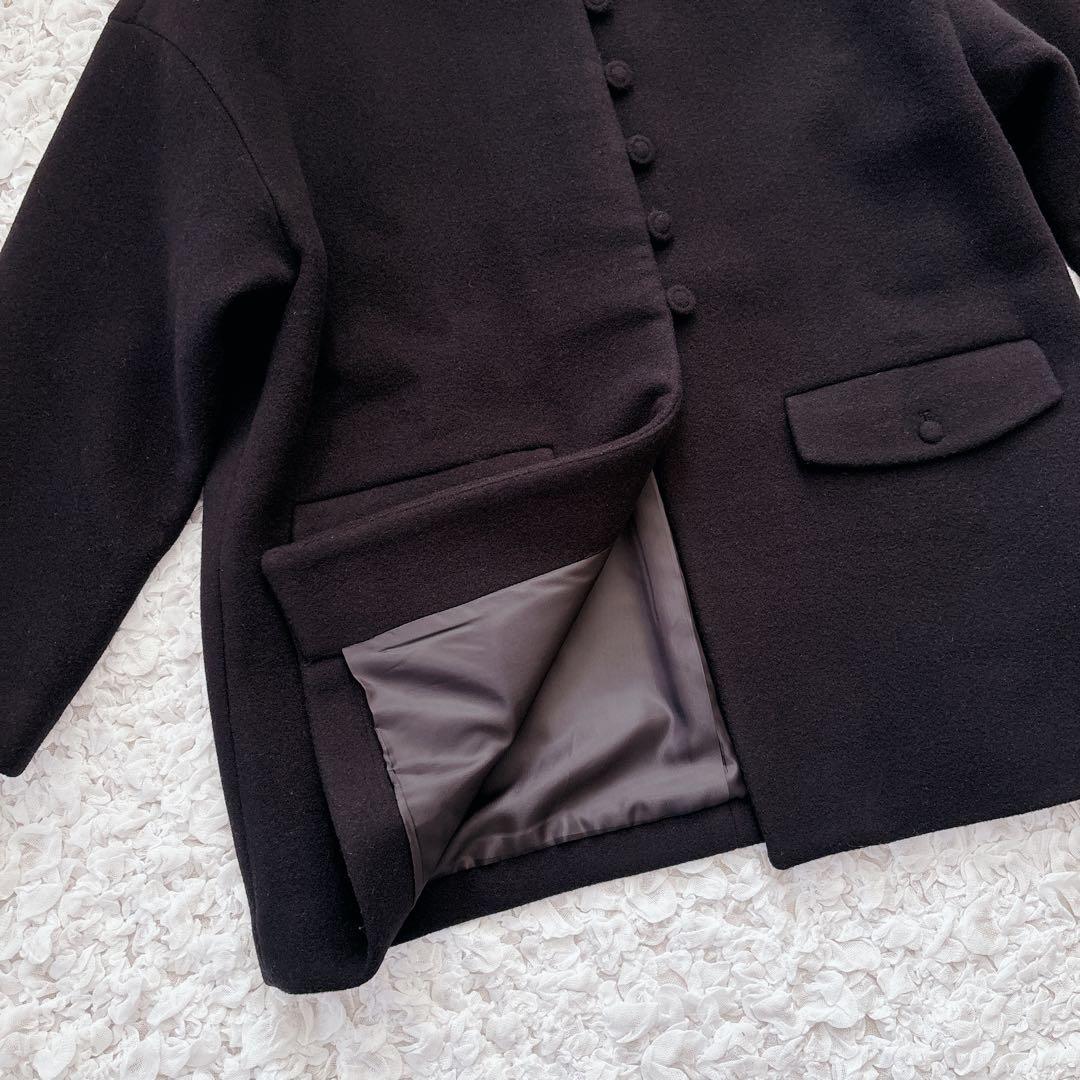 オオカミとフクロウ　オオカミと新しい朝と灯りと“がいとう” ウール　コート