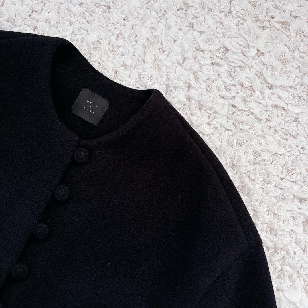 オオカミとフクロウ　オオカミと新しい朝と灯りと“がいとう” ウール　コート