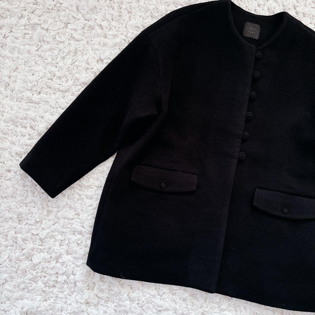 オオカミとフクロウ　オオカミと新しい朝と灯りと“がいとう” ウール　コート