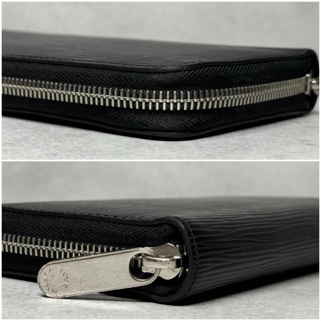超美品 RFID ルイヴィトン エピ ノワール ジッピーウォレット 長財布