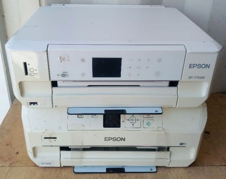 エプソン　プリンター　EP-706A EP-775AW　ジャンク２台セット