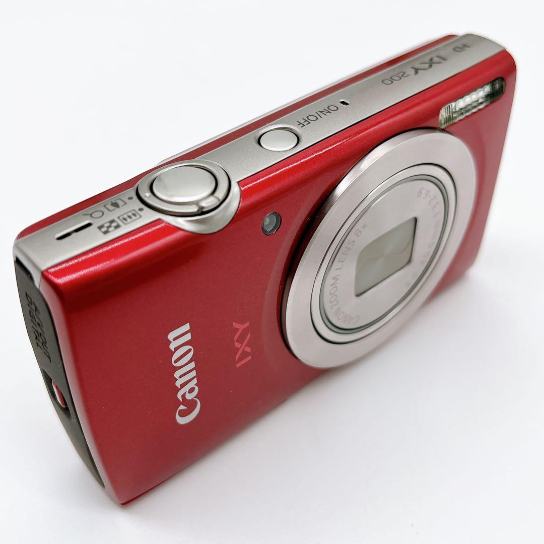 【極美品】Canon IXY 200 レッド オールド コンデジ 充電器セット