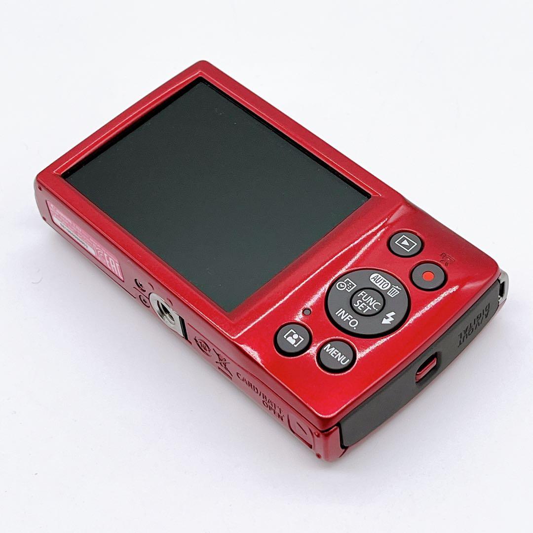 【極美品】Canon IXY 200 レッド オールド コンデジ 充電器セット