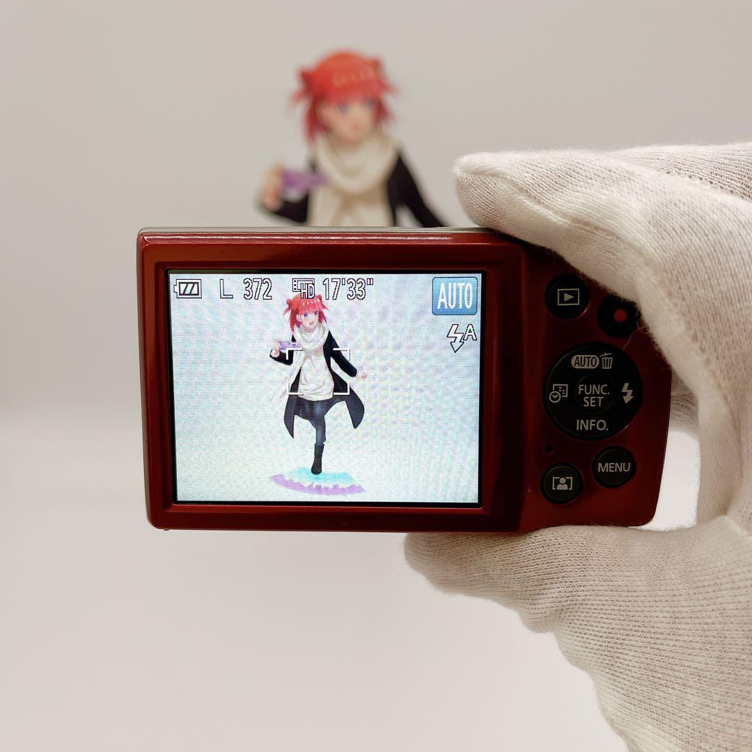 【極美品】Canon IXY 200 レッド オールド コンデジ 充電器セット