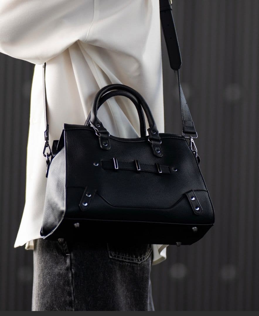 clel ミニボストン 2way ショルダー/ハンド バッグ