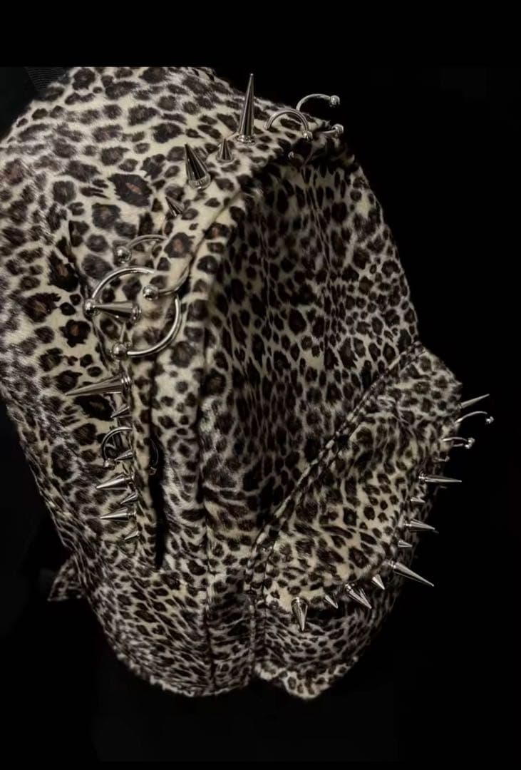 【特別セール中】lisa lil vinci着用レオパード バック ヒョウ柄