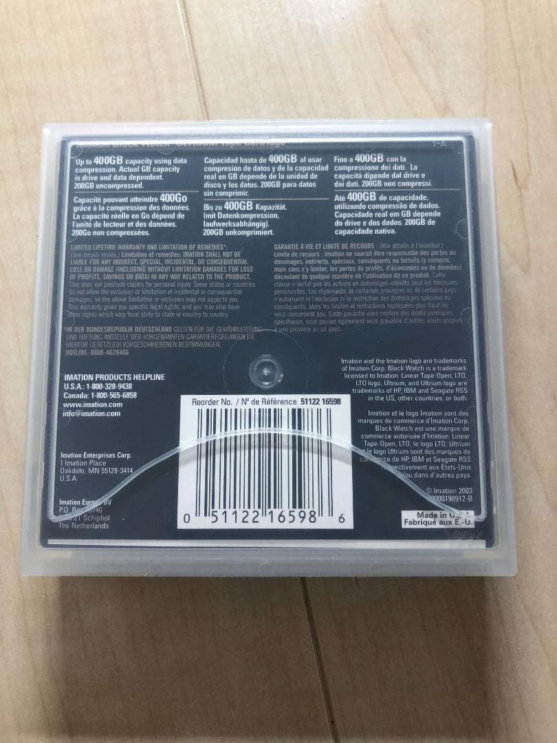 その他 Imation Black Watch ULTRIUM 400GB 200GB