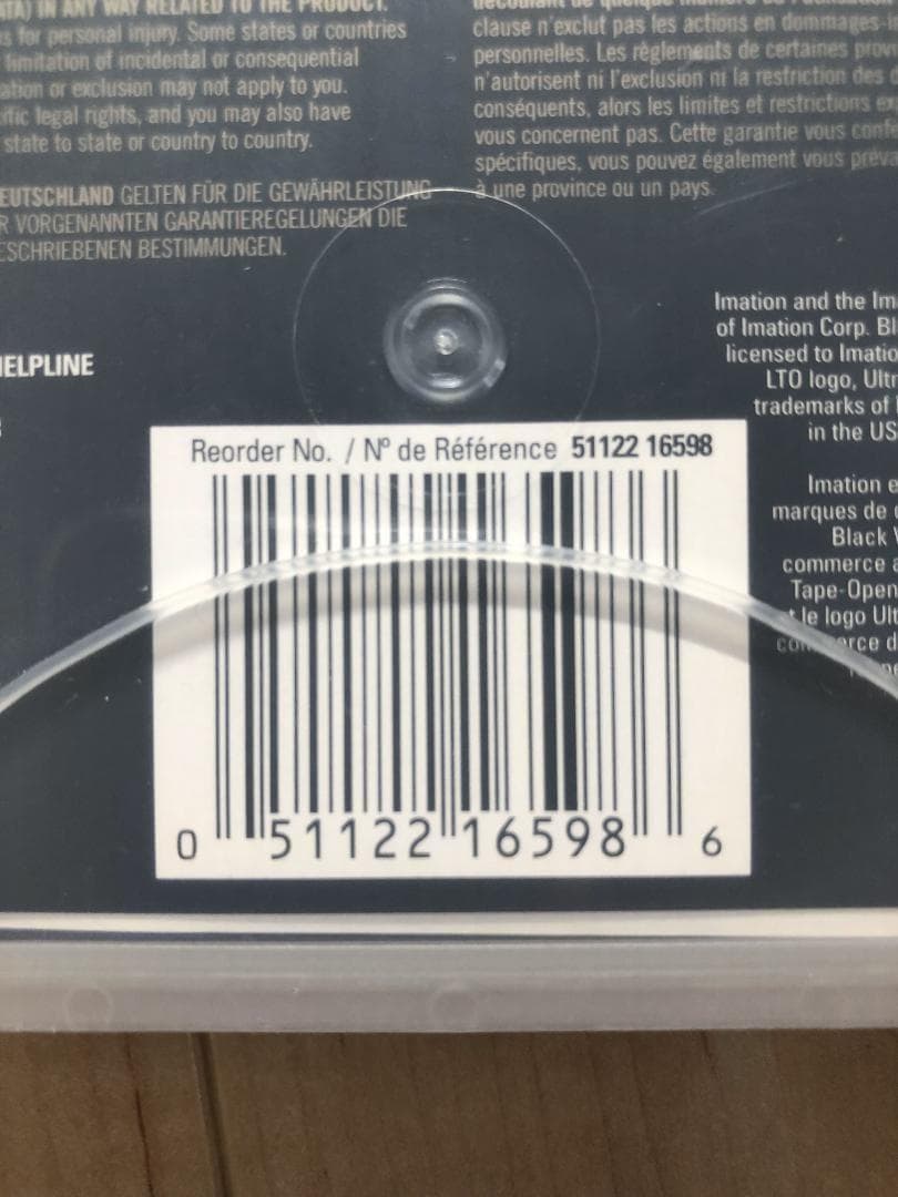 その他 Imation Black Watch ULTRIUM 400GB 200GB